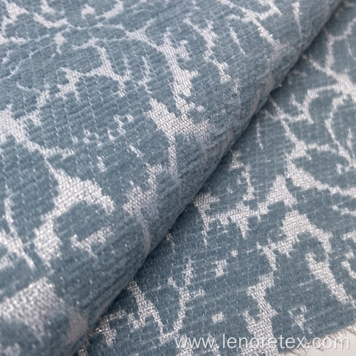 Acrylic Polyester Knit Jacquard Fabric with Metallic Lurex